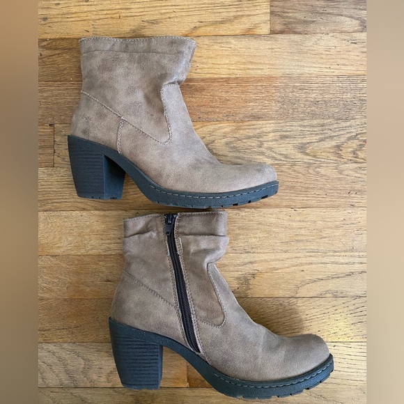 Boc Size 8.5 Heeled Boots Lighter Brown Tan - Picture 5 of 6